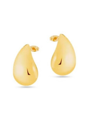 Liu Jo Slušivé pozlacené náušnice z oceli Tear Drop LJ2721