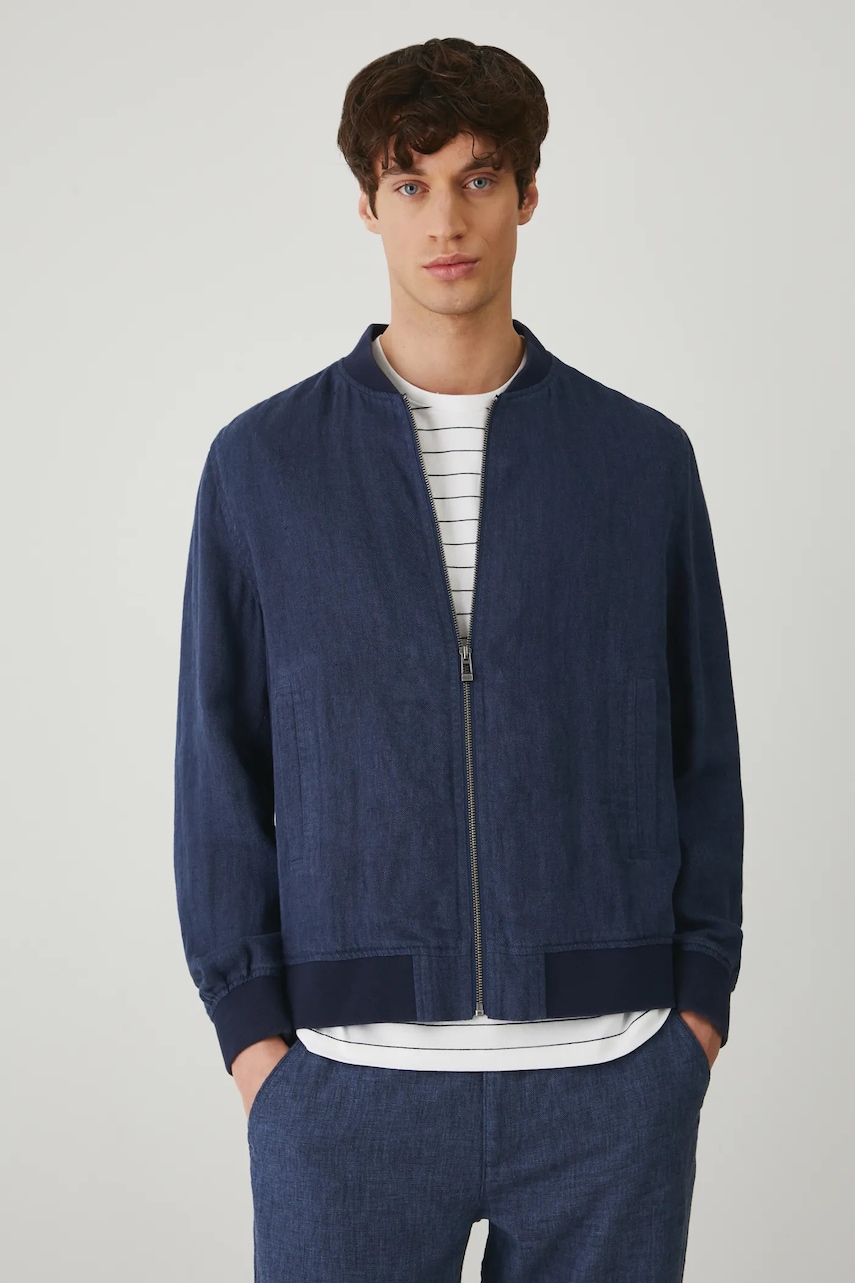 Lněná bomber bunda Medicine