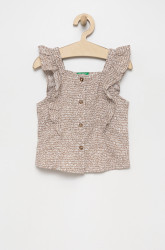 Lněná halenka United Colors of Benetton