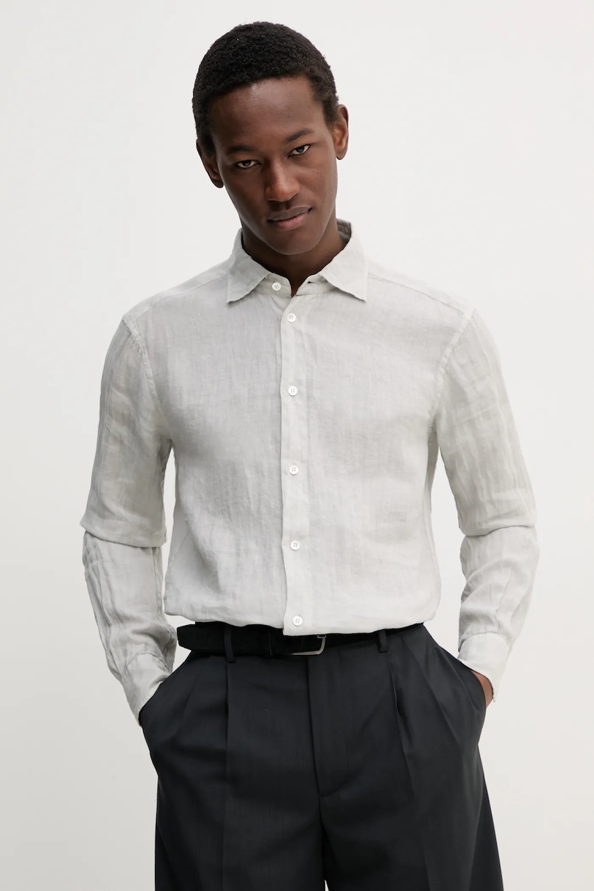 Lněná košile BARENA VENEZIA Camicia Mola