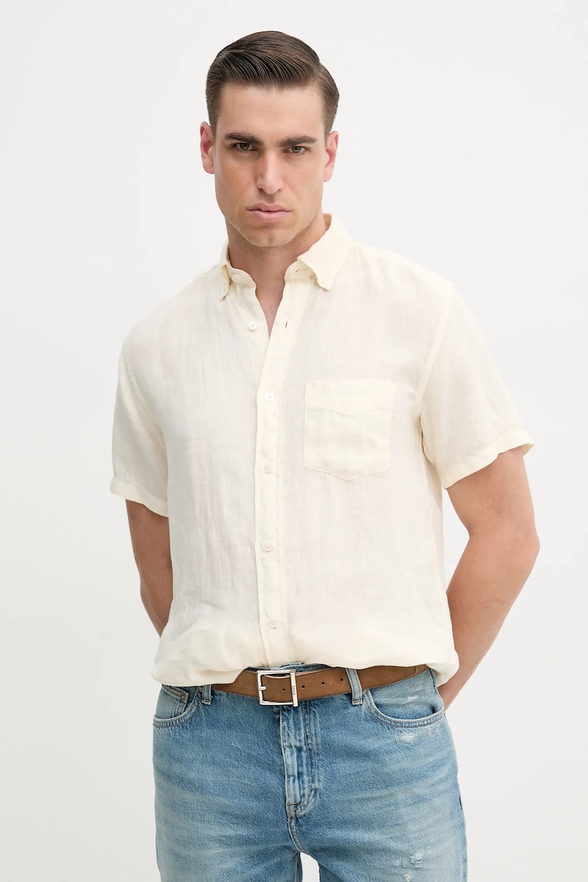 Lněná košile Gant