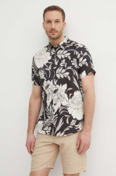 Lněná košile Guess ISLAND