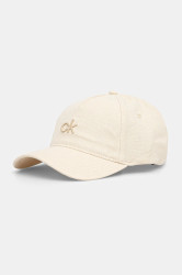 Lněná kšiltovka Calvin Klein