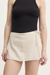 Lněná sukně Hollister Co.