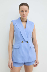 Lněná vesta Luisa Spagnoli VOLTA