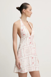 Lněné šaty Hollister Co.