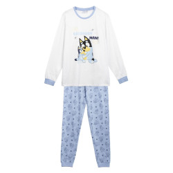 LONG PYJAMES SINGLE JERSEY BLUEY