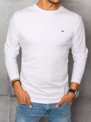 Longsleeve pánský bílý Dstreet