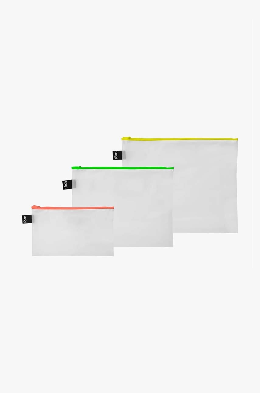 LOQI  Sada taštiček  Milky Neon 3-pack