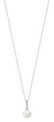 Lotus Silver Stříbrný náhrdelník s kultivovanou perlou Pearls LP3478-1/1