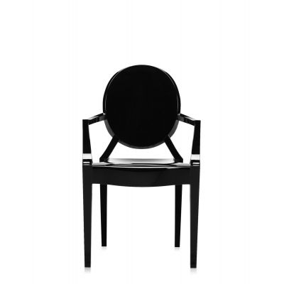 Louis Ghost lesklá černá Kartell