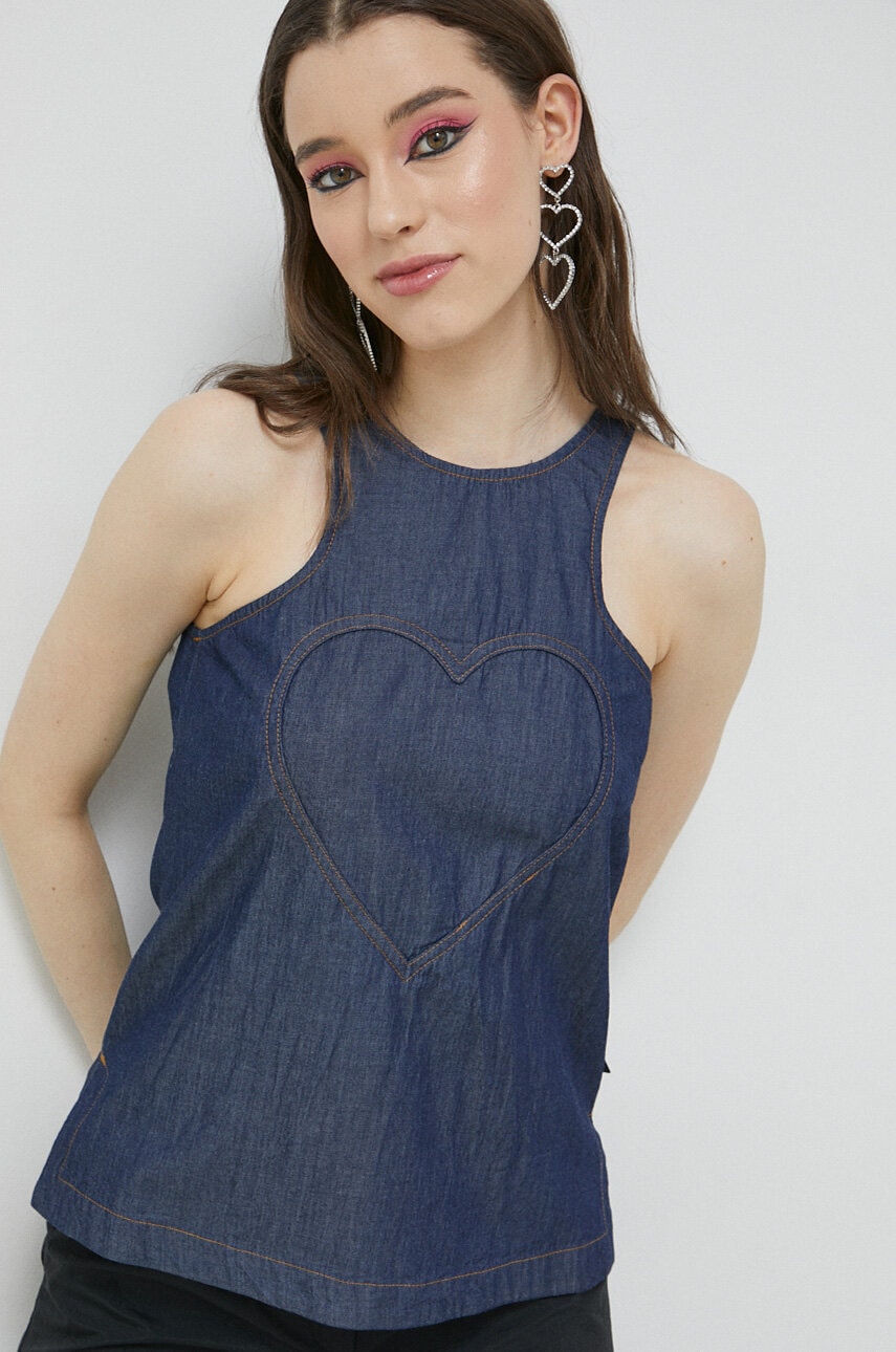 Love Moschino  Bavlněná halenka