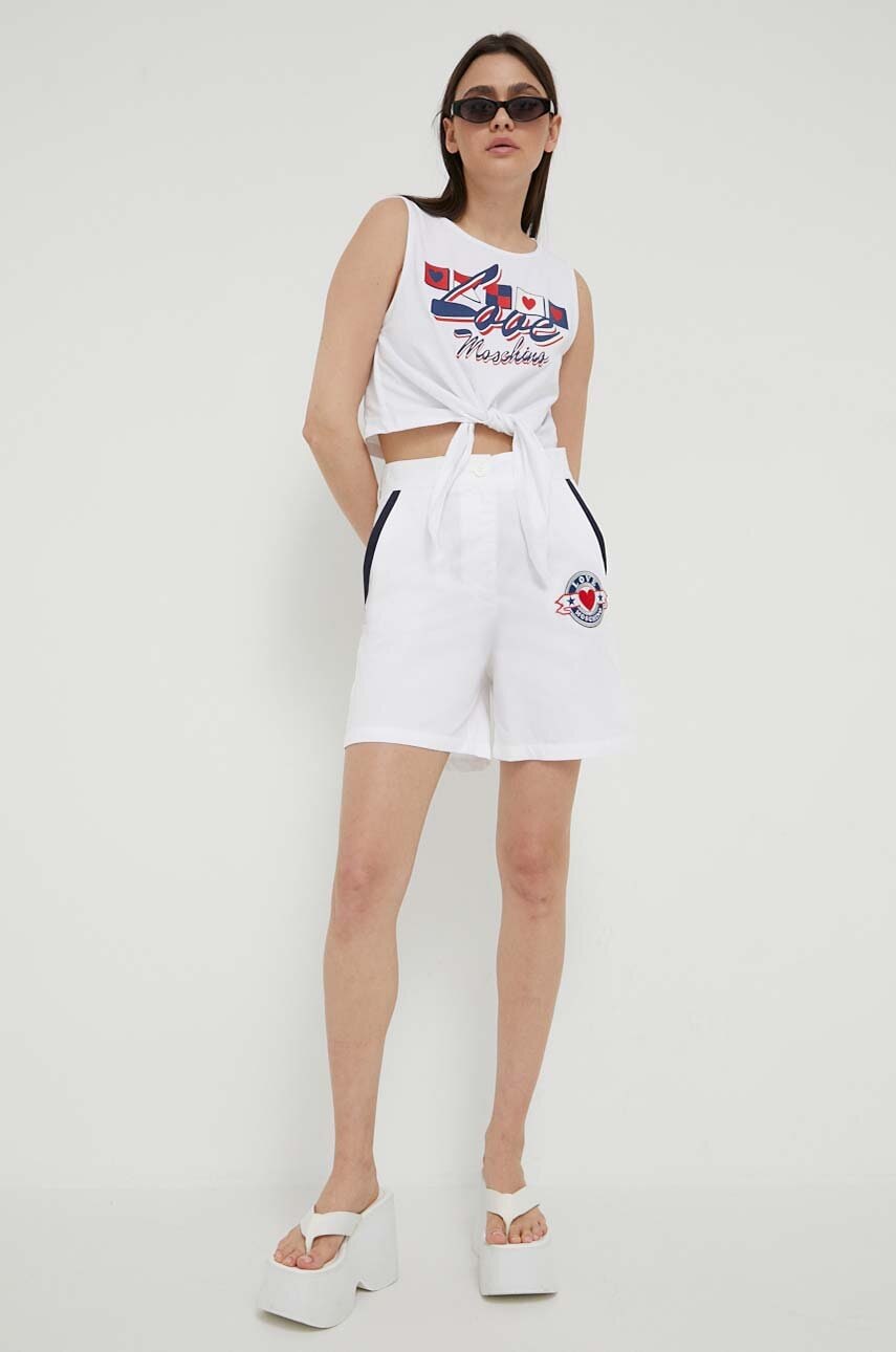 Love Moschino  Bavlněné šortky