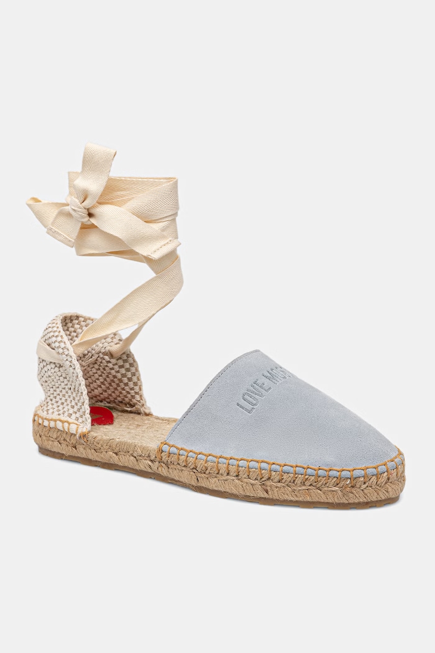 Love Moschino  espadrily dámské semišové