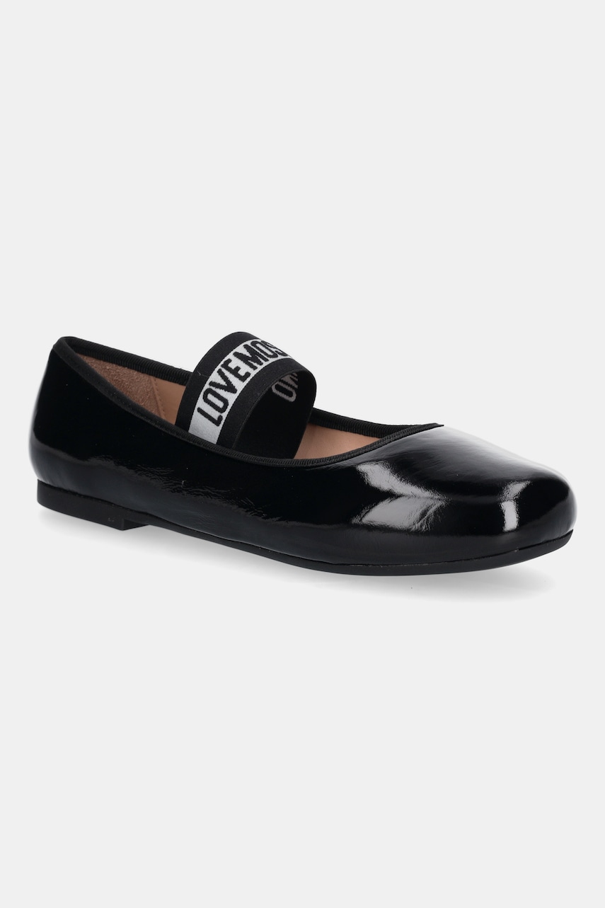 Love Moschino  Kožené baleríny
