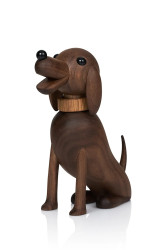 Lucie Kaas  figurka dekorativní dřevěná Buster | Dog 12 cm