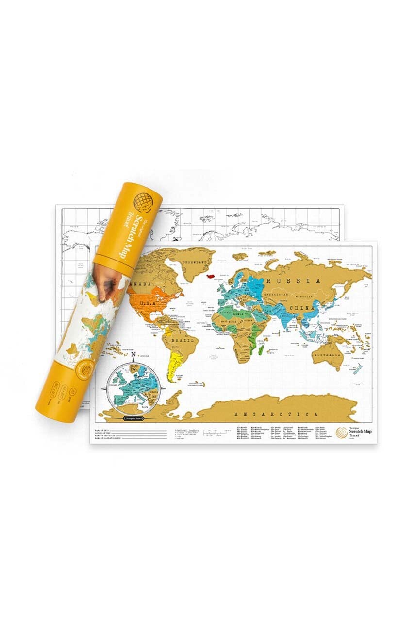 Luckies of London  Stírací mapa  Scratch Map® Travel Edition