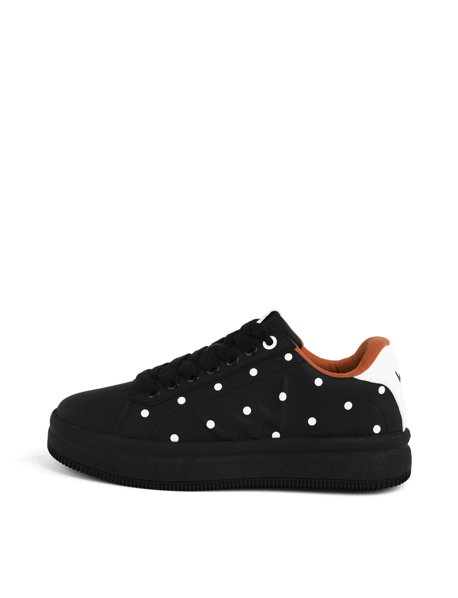 Lucky Dots Black - dámské tenisky s tečkami