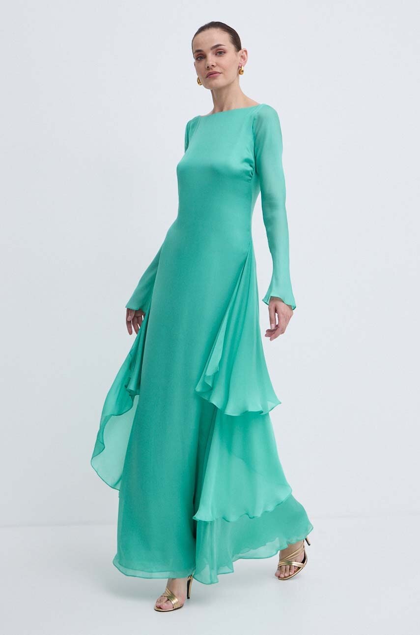 Luisa Spagnoli  Hedvábné šaty  RUNWAY COLLECTION