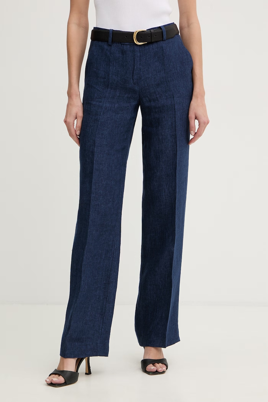 Luisa Spagnoli kalhoty dámské lněné Allegria