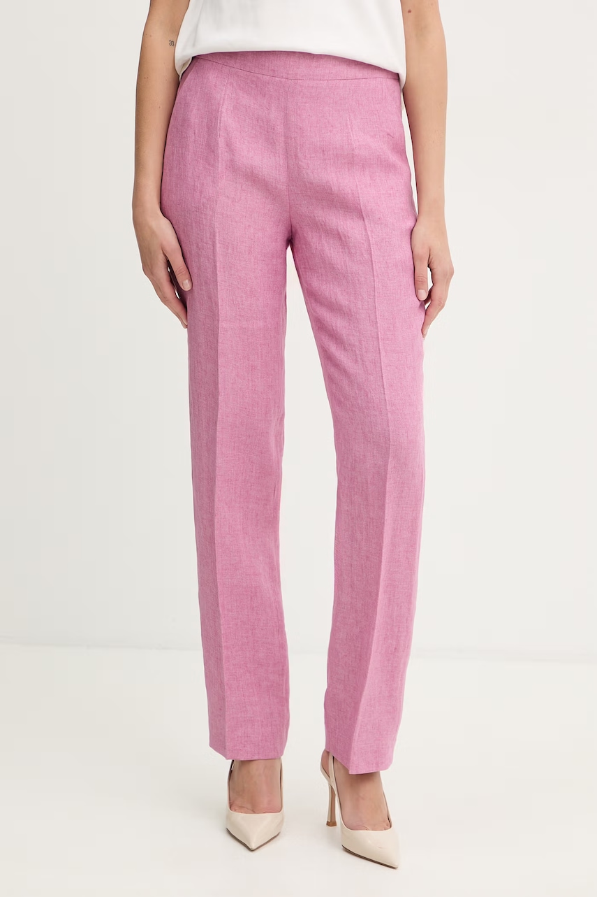 Luisa Spagnoli kalhoty dámské lněné Ammenda