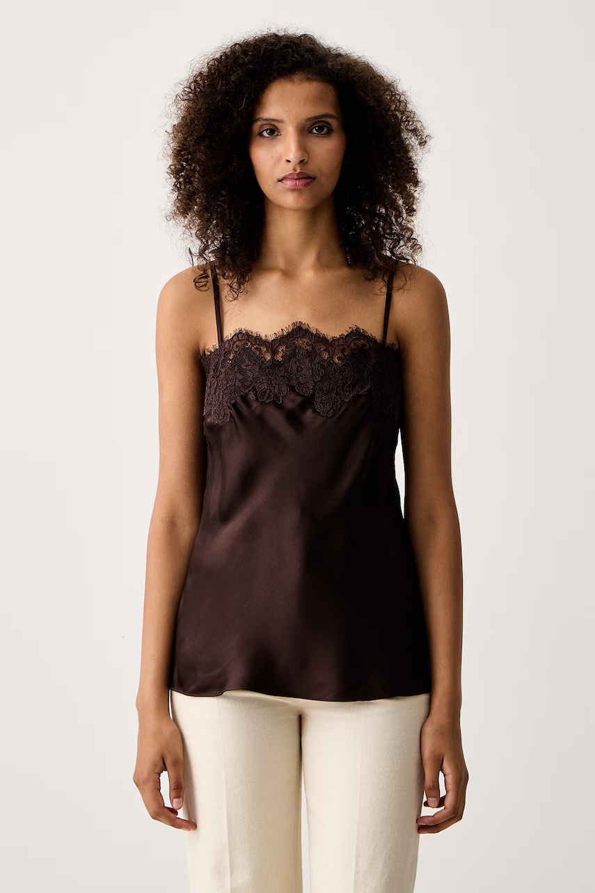 Luisa Spagnoli  top dámský hedvábný Lezioni