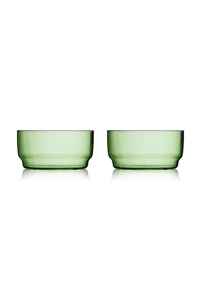 Lyngby Glas  sada misek z barevného skla 12 cm