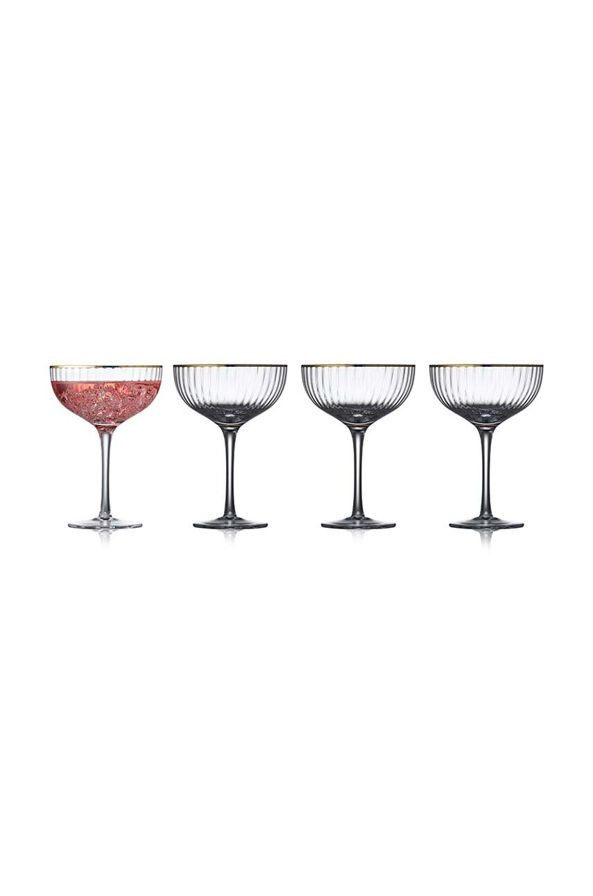 Lyngby Glas  Sada sklenic na šampaňské  Palermo 315 ml 4-pack