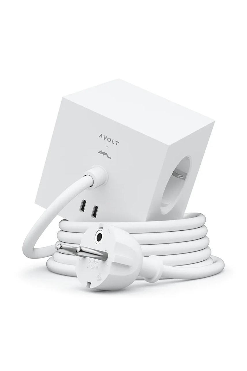 Magnetická dobíjecí kostka Avolt Square 1, 3 m Opal White