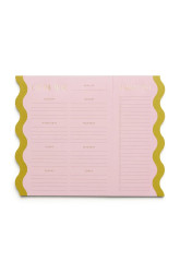 Magnetický plánovač jídel Designworks Ink Pink & Chartreuse