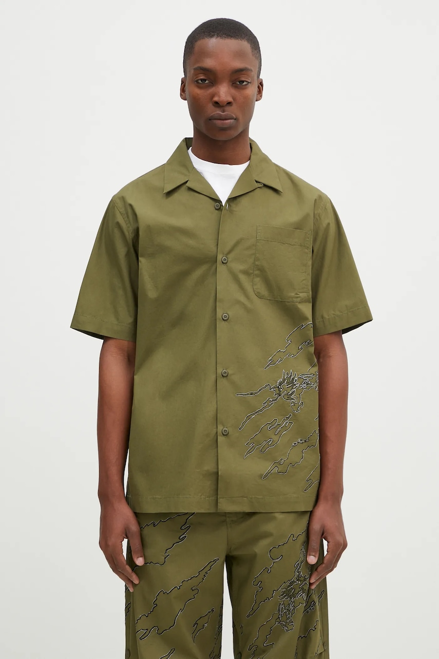 Maharishi  Bavlněná košile  Dpm: Sparse Bonsai Camo Shirt
