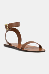 Manebi  sandály dámské kožené One band with buckle Leather Sandals