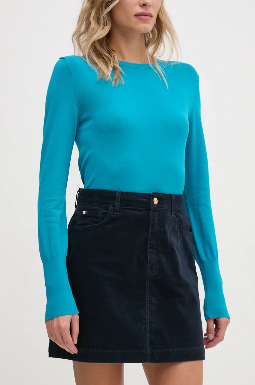 Manšestrová sukně Tommy Hilfiger