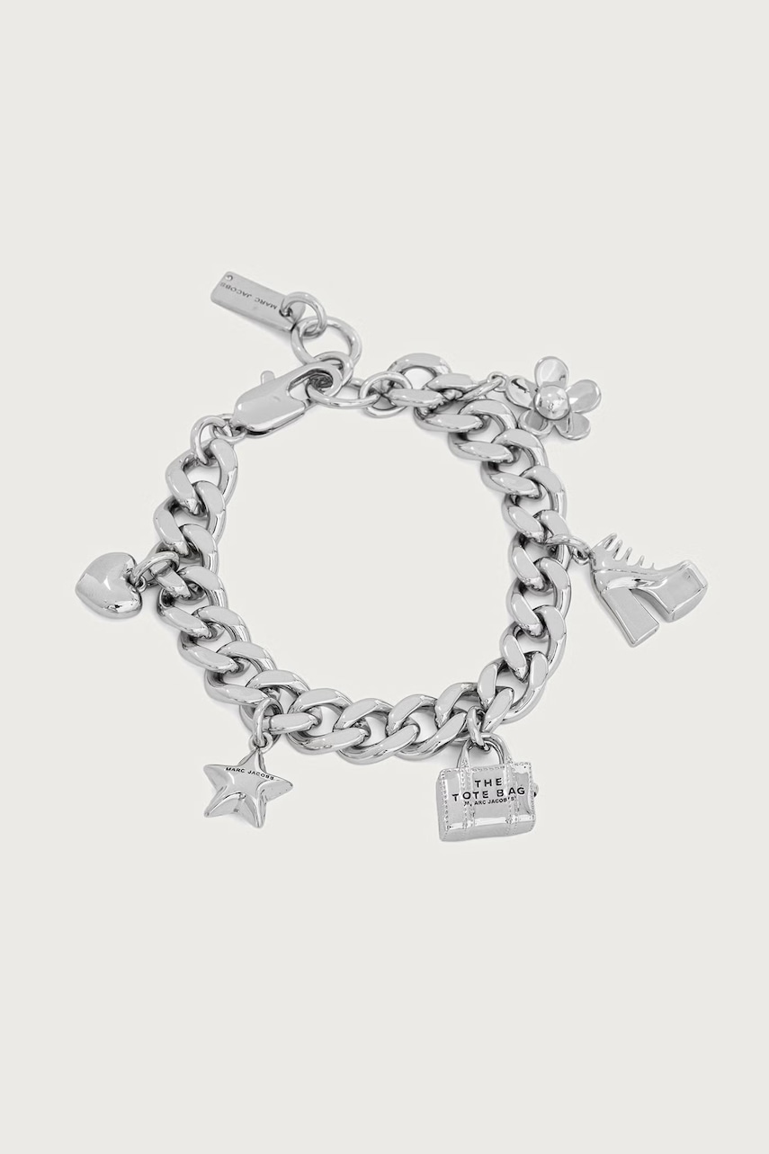 MARC JACOBS  náramek dámský postříbřený kov MINI ICON