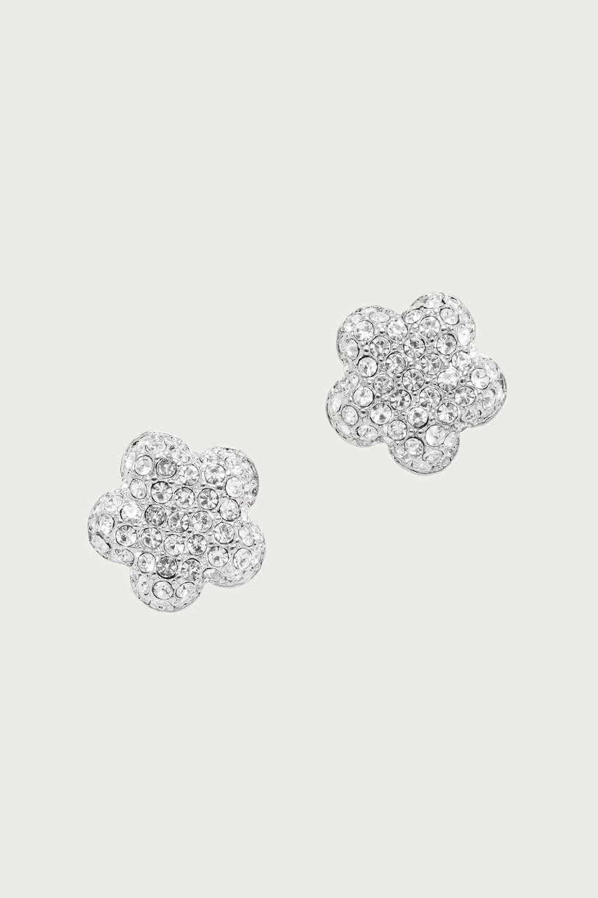 MARC JACOBS  náušnice dámské mosazné PAVE BALLOON DAISY