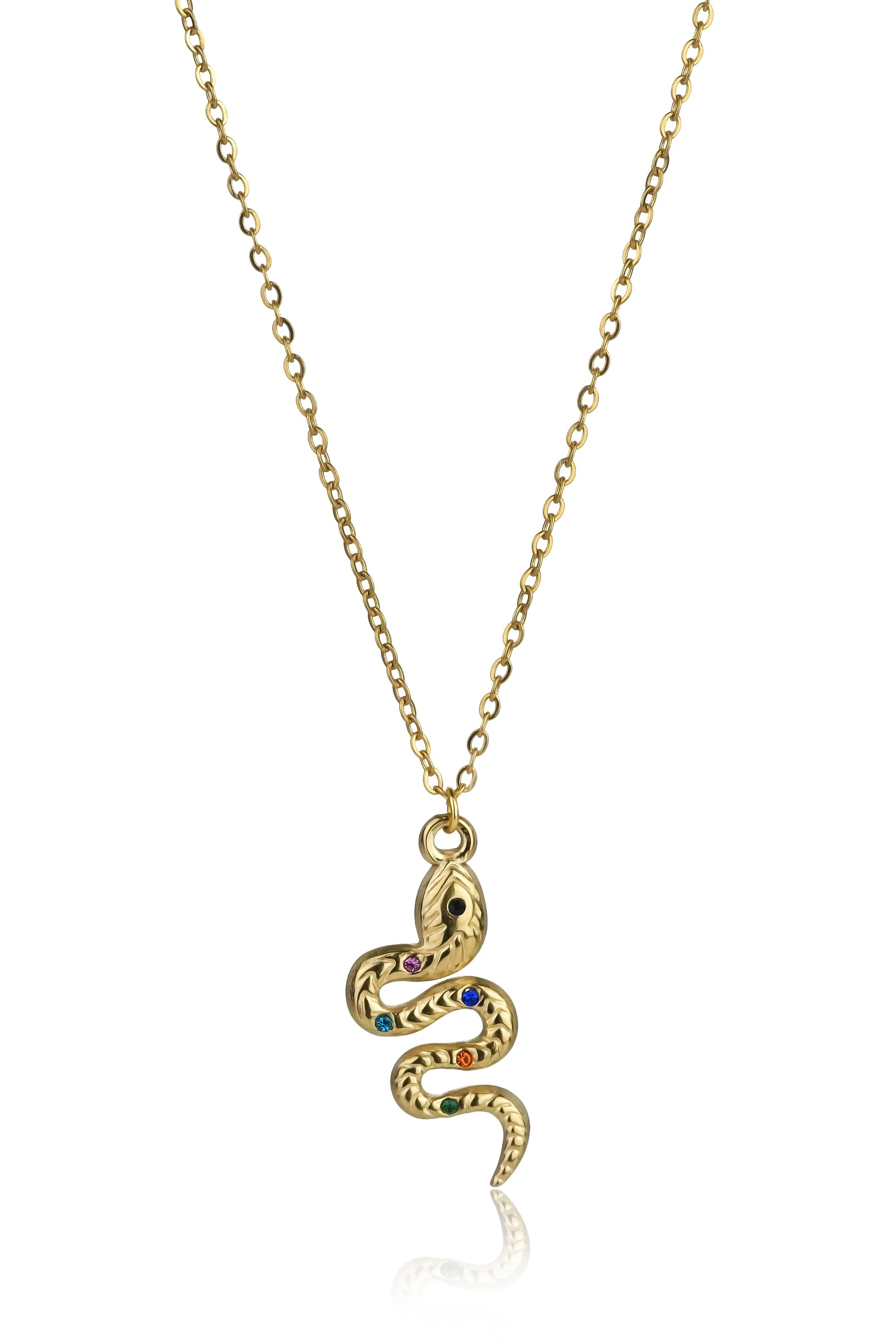 Marc Malone Dámský pozlacený náhrdelník Leilani Gold Necklace MCN23002G