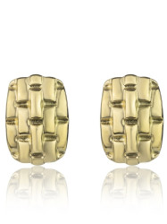 Marc Malone Extravagantní pozlacené náušnice Cassidy Gold Earrings MCE24007G