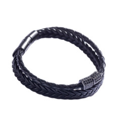 Marc Malone Pánský dvojitý náramek pro muže MCGB5051 19 cm