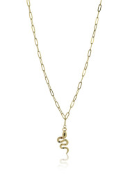 Marc Malone Pozlacený dámský náhrdelník Lydia Blue Necklace MCN23022G