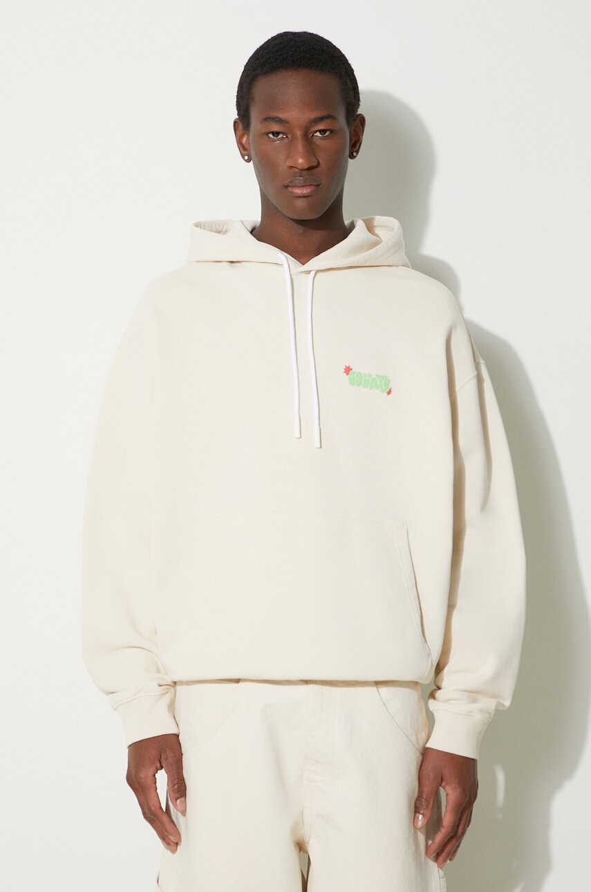 Marcelo Burlon  Bavlněná mikina  Solsticio Comfort Hoodie