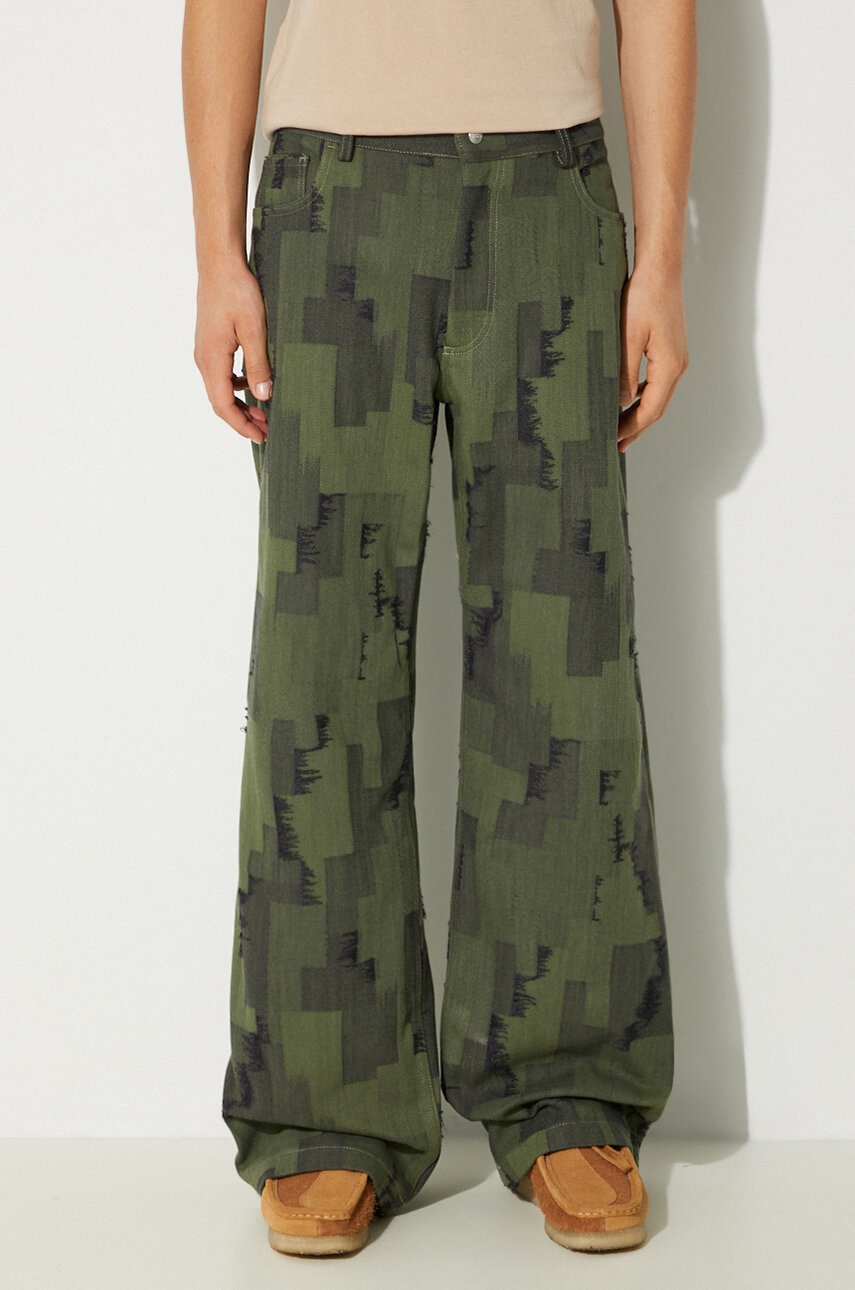 Marcelo Burlon  Džíny  AOP Cross Wide Pants