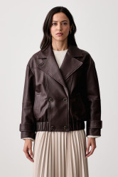 Marella  krátká bunda dámská kožená MLSPALLORE