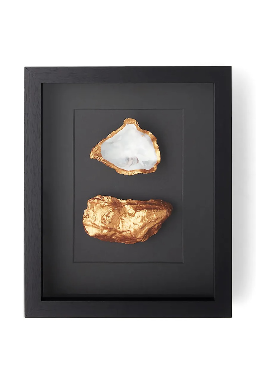 Maria el Mar  Nástěnná dekorace v rámu  Double Oyster 27 x 22 cm