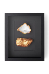 Maria el Mar  Nástěnná dekorace v rámu  Double Oyster 27 x 22 cm