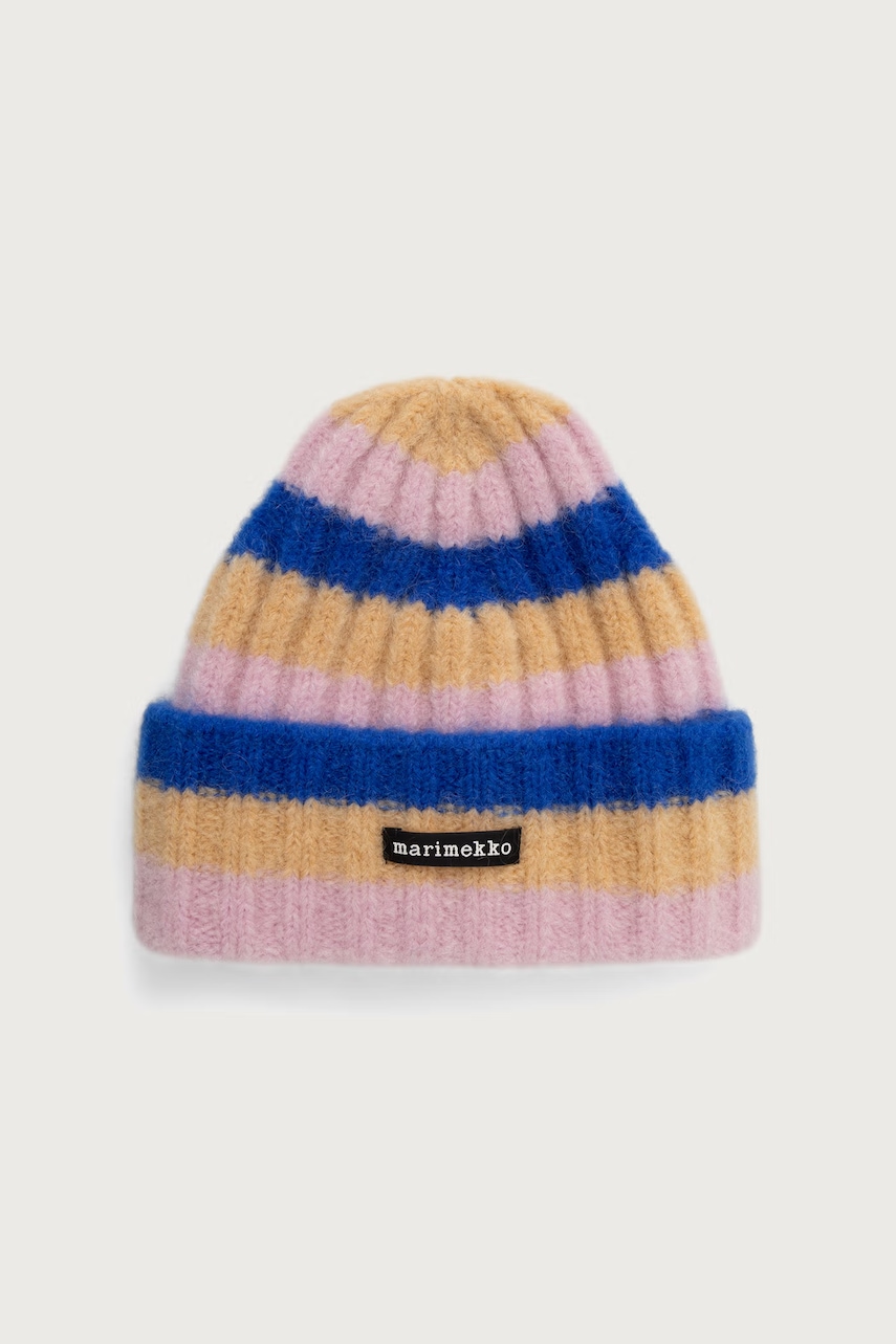 Marimekko  pletená čepice dámská s vlnou