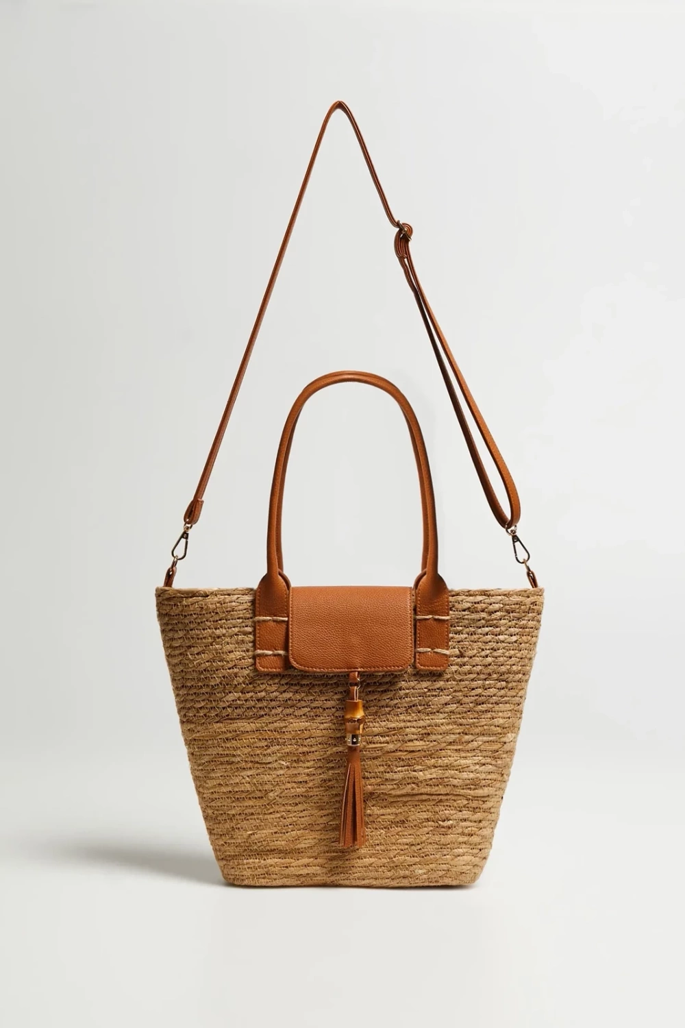 Marisse Beige Basket Bag