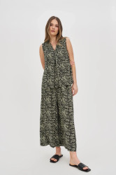 Marisse Black Viscose Culottes