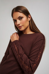 Marisse Blouse With Lace On The Sleeves