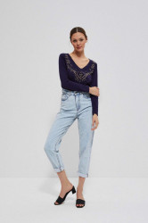 Marisse Blouse Z-Ts-3663 Navy