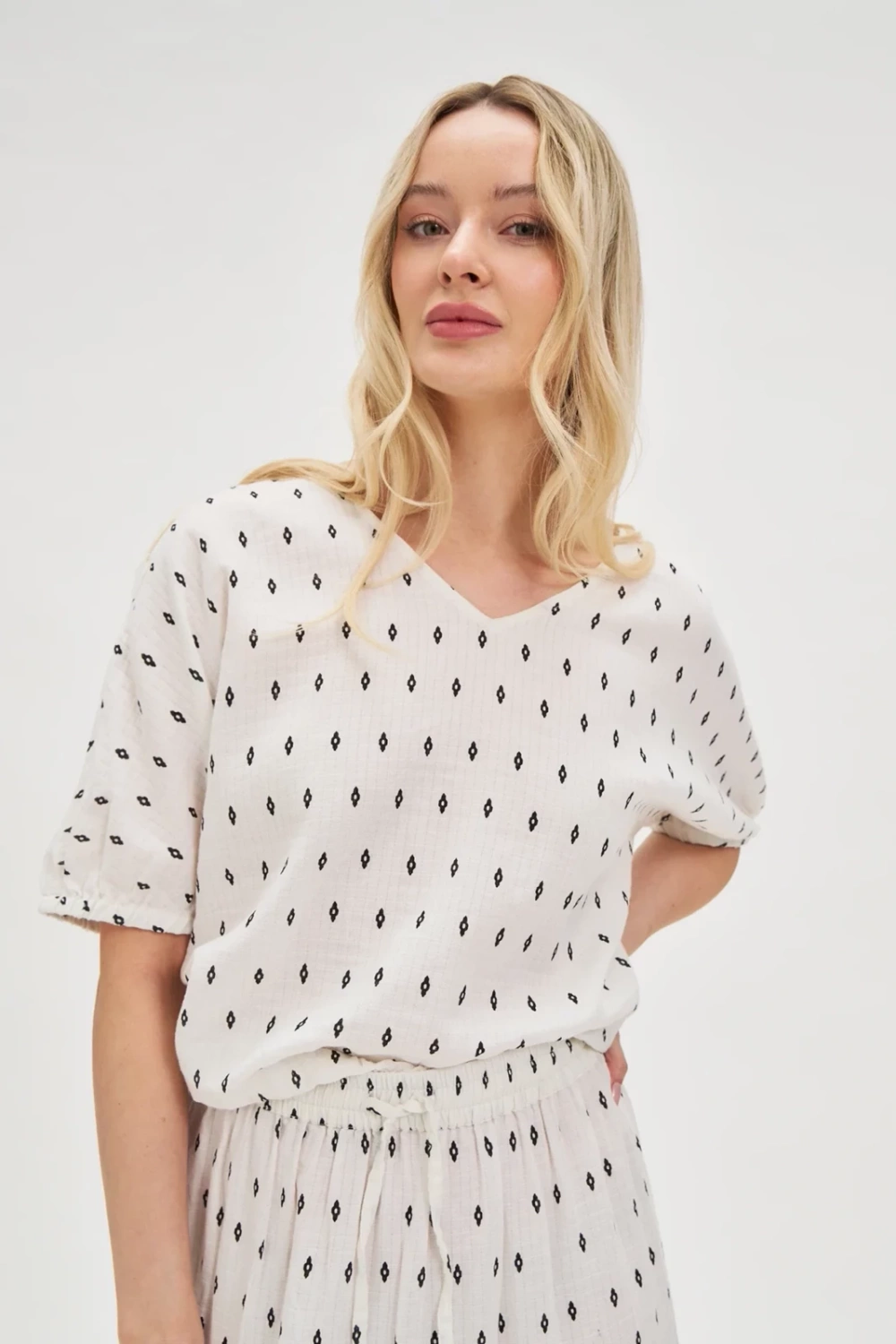 Marisse White Cotton Shirt